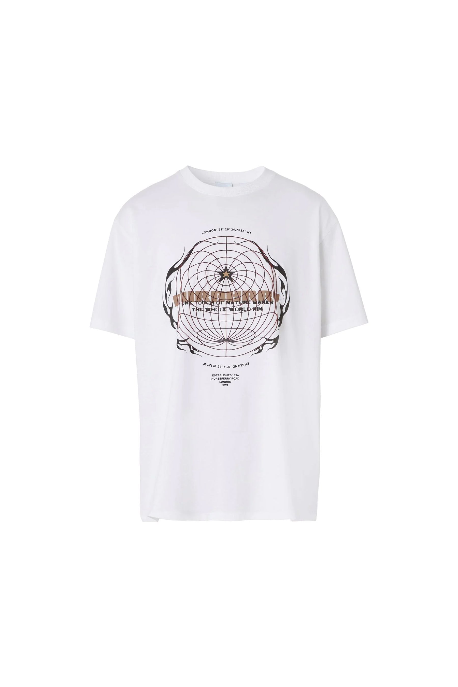 Burberry Globe-graphic T-shirt
