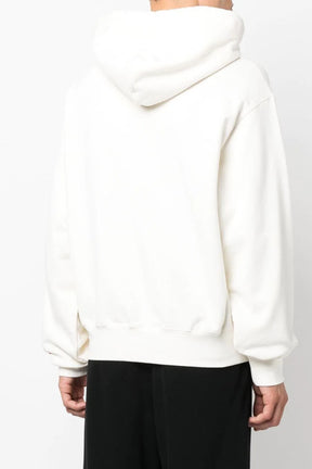 Heron Preston logo-print hoodie white