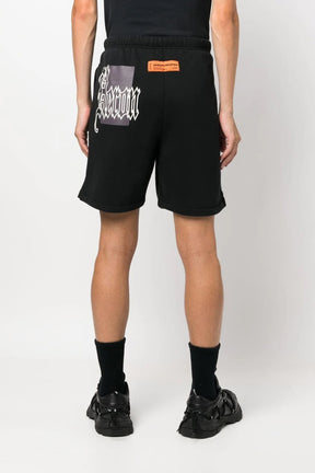 Heron Preston logo-print track shorts