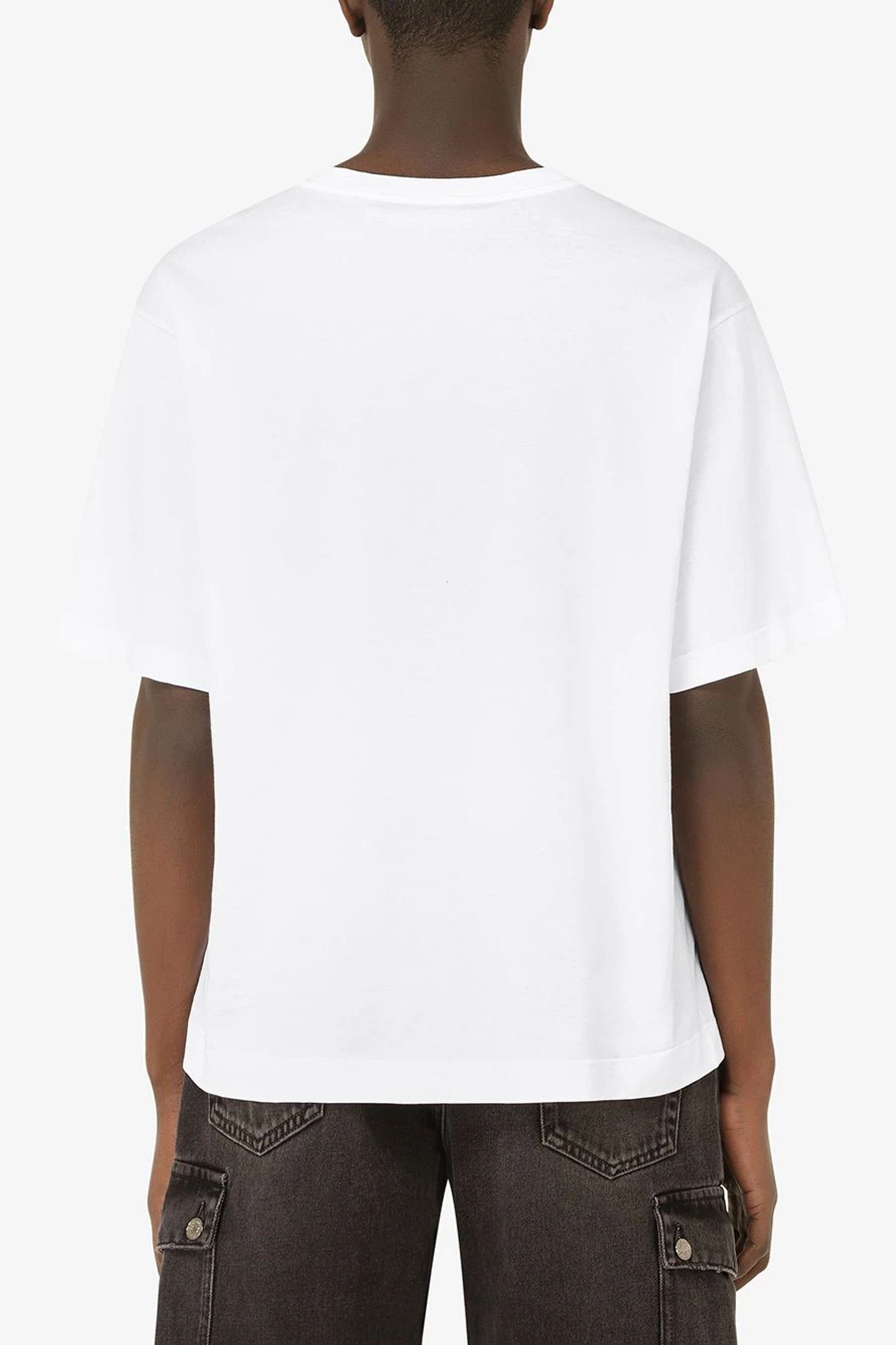 Dolce & Gabbana logo plaque cotton T-shirt white