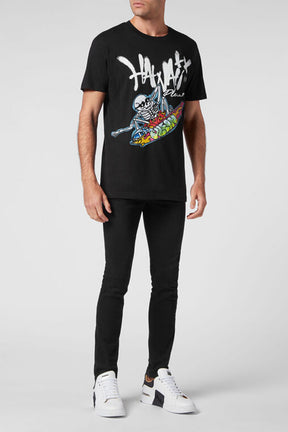 Philipp Plein T-SHIRT ROUND NECK SS HAWAII