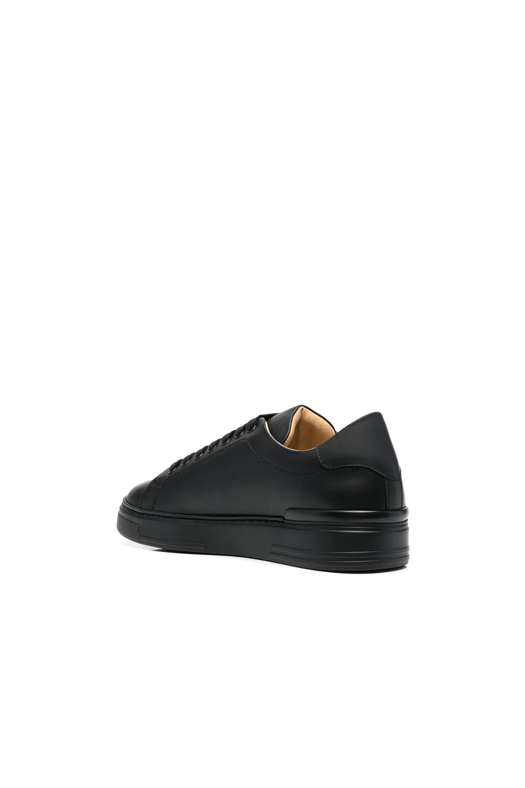 Philipp Plein low-top leather sneakers black