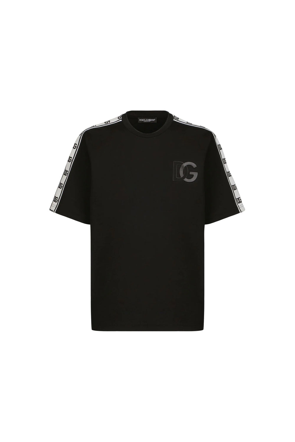 Dolce & Gabbana logo-tape technical jersey T-shirt