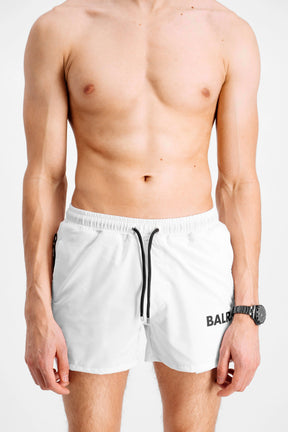 BALR. CLASSIC BRANDED SWIMSHORT BRIGHT WHITE