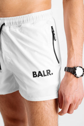 BALR. CLASSIC BRANDED SWIMSHORT BRIGHT WHITE