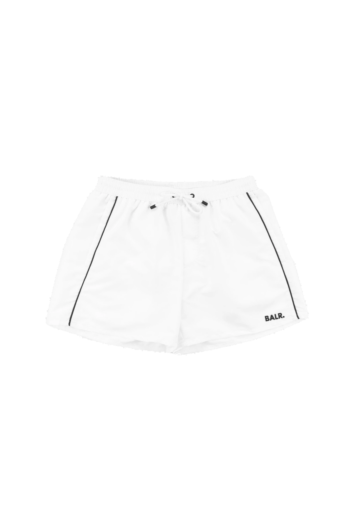 CONTRAST PIPING CLASSIC SWIM SHORTS WHITE בגד-ים BALR. 