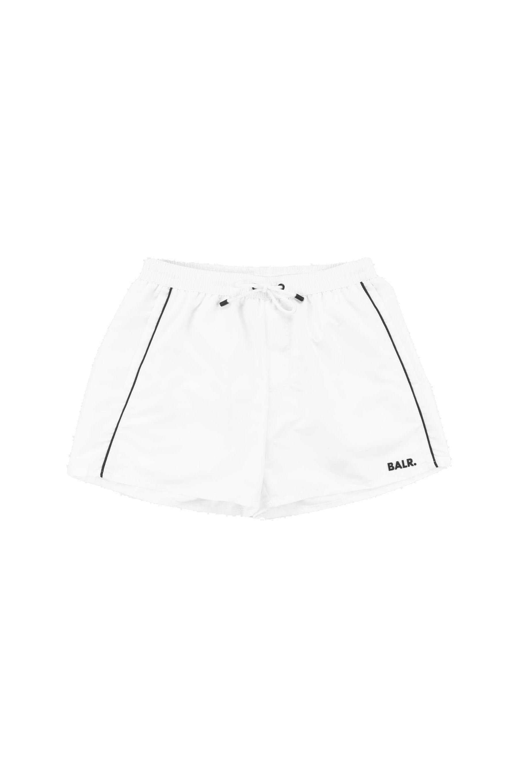 CONTRAST PIPING CLASSIC SWIM SHORTS WHITE בגד-ים BALR. 