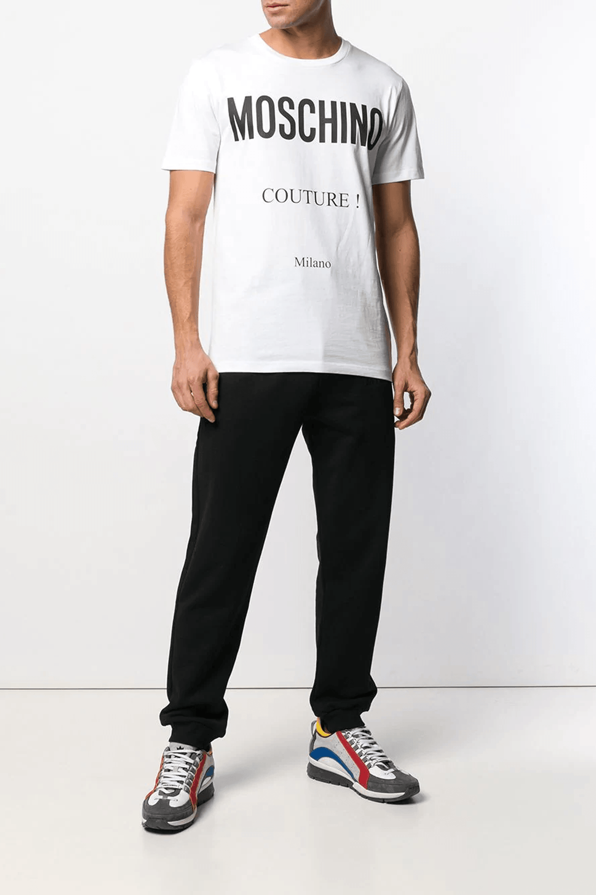 Couture Logo Print T-Shirt חולצות קצרות MOSCHINO 