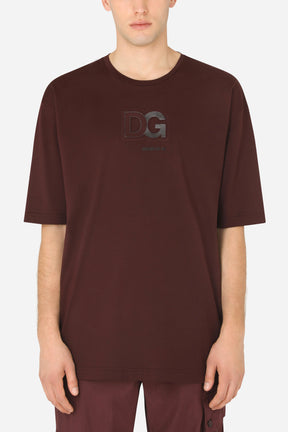 Dolce & Gabbana Cotton T-Shirt With 3D DG Logo