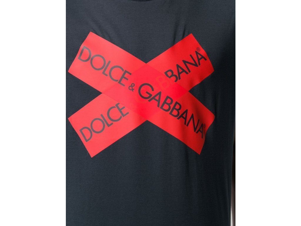 חולצה טי לוגו איקס חולצות קצרות DOLCE & GABBANA 
