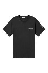 חולצה טי שחורה לוגו צד Givenchy 