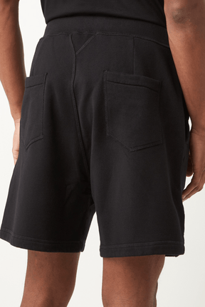 מכנס קצר אייקון שחור מכנסיים קצרים DSQUARED2 