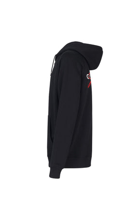 קפוצ׳ון זיפר שחור לוגו חתימה אדום אחורי Givenchy 
