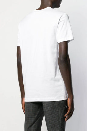 White Cotton Plate T-Shirt SS21 חולצות קצרות DOLCE & GABBANA