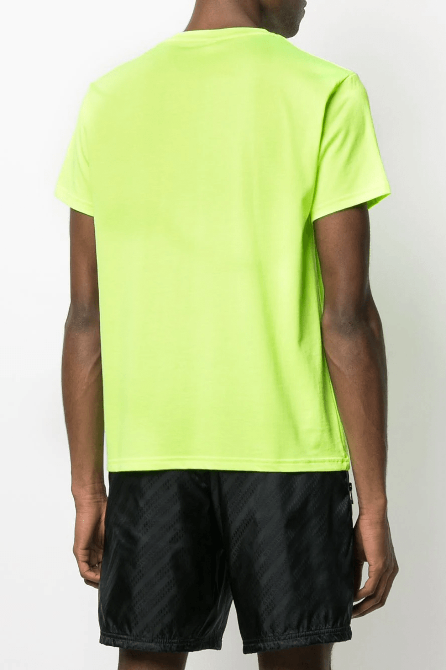 Yellow Swim Logo Print T-Shirt חולצות קצרות MOSCHINO 